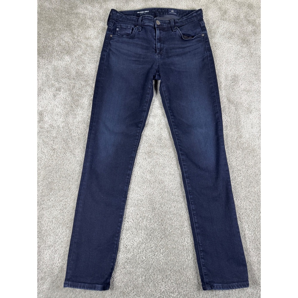 AG Adriano Goldschmied The Prima Ankle Cigarette Jeans Indigo Blue 27R